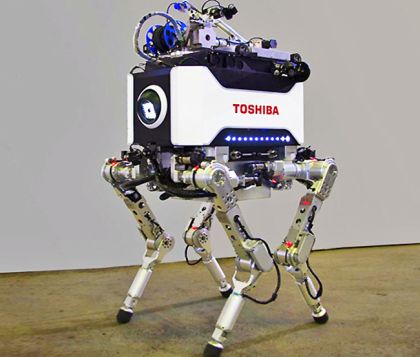 18401 Toshiba Four Legged Fukushima Robot