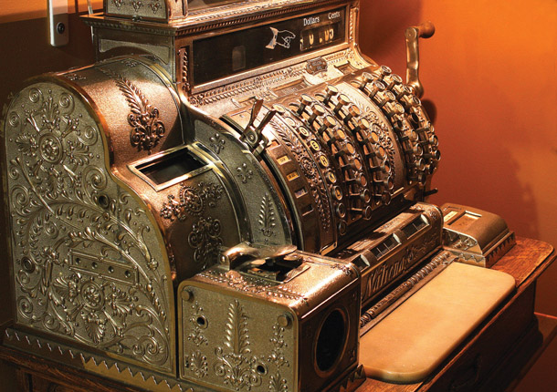 38973 20 antique cash register