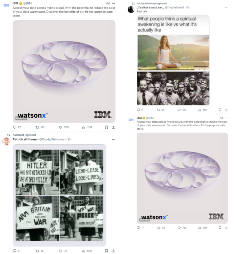Az IBM hirdetései pronazi ad twoibmads2