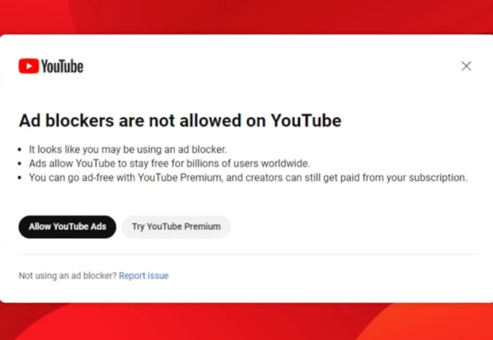 reklám blokkoló YouTube