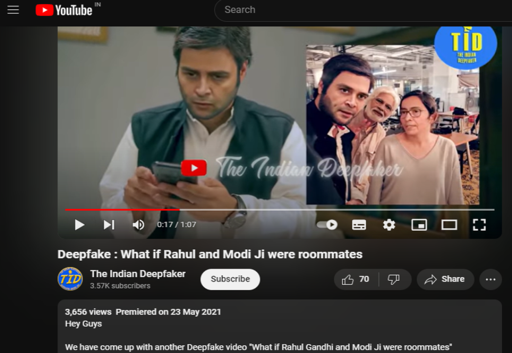 India deepfake