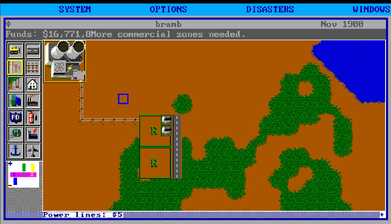 MI-gyakorlás SimCity-vel