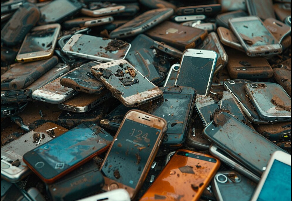 rearmedreamrealm Lost phones in an airport lost items collectio 9f21a300 d47e 4f11 ab11 a6dce613e05b