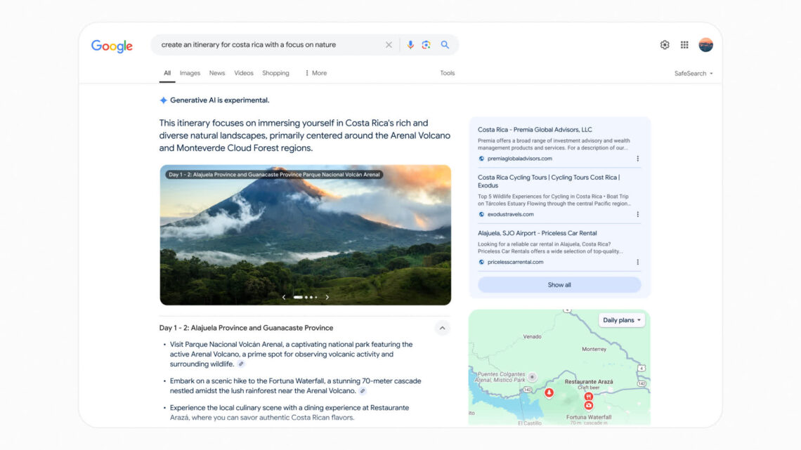 Trip ideas with AI Overviews MConverter.eu