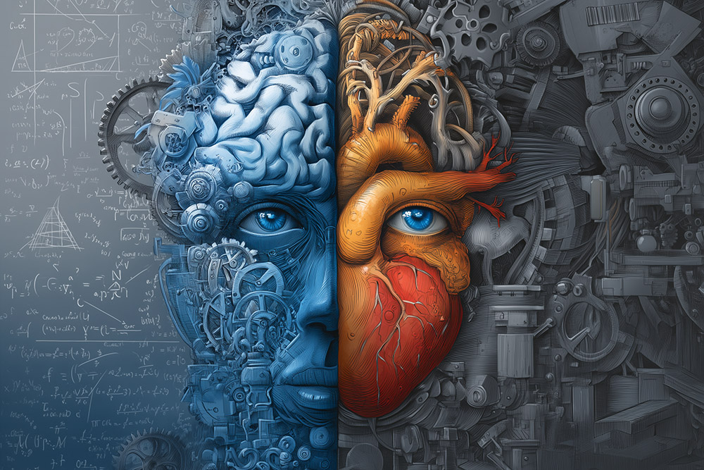 31 waoe concept art of a split brain left side representing IQ